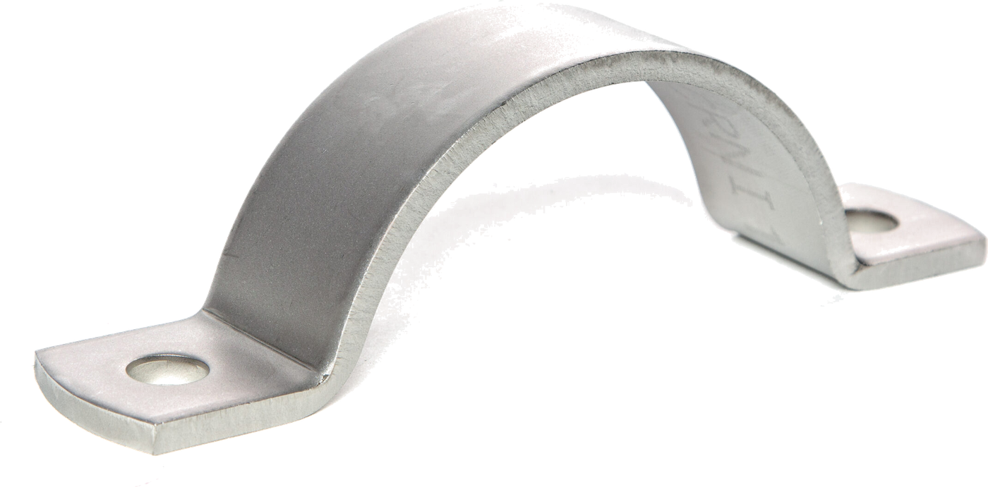 NIBRO polished stainless steel pipe clamp
